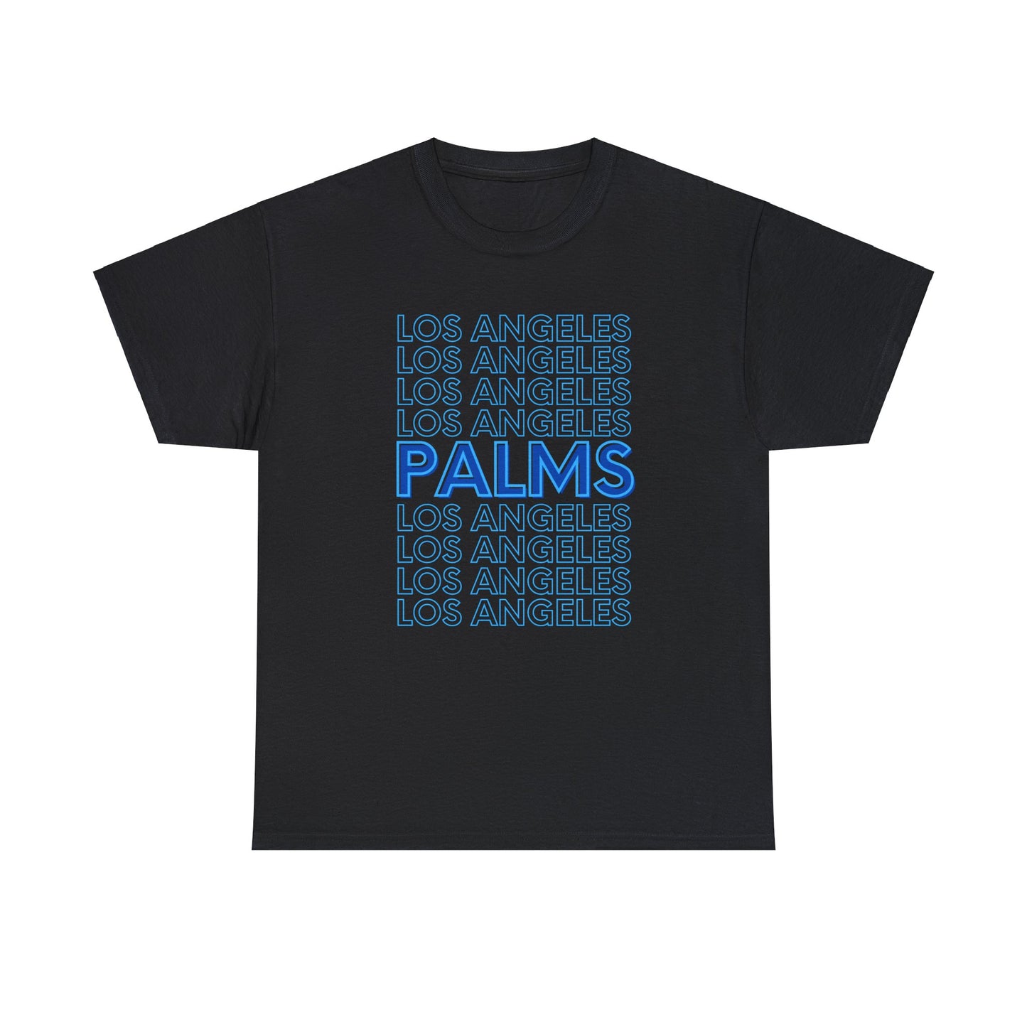 Bold Palms Los Angeles Repeat Blue - Heavy Cotton Tee